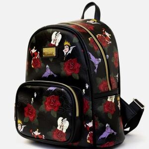 Pink a la mode Disney villains backpack